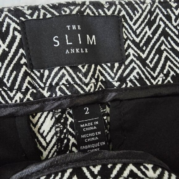 White House Black Market Women's Dress Pants Size 2 Slim Ankle Office Trousers - Picture 3 of 14